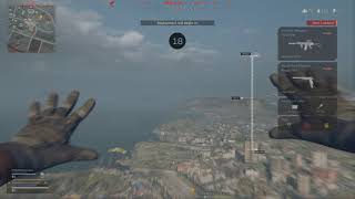 Warzone warm up lucky free fall shot