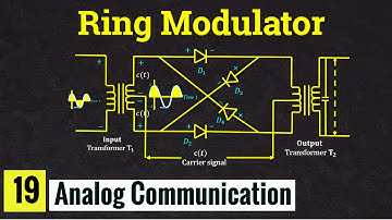 Ring Modulator or Chopper Modulator for Generation of DSB-SC signal || Lec-19
