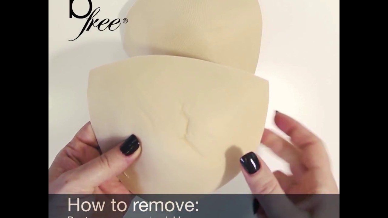 How to remove creases from bra pads/cups! 