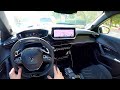 NEW 2024 Peugeot 2008 facelift [ GT 1.2l 130hp ] | POV Test Drive | Fuel consumption info