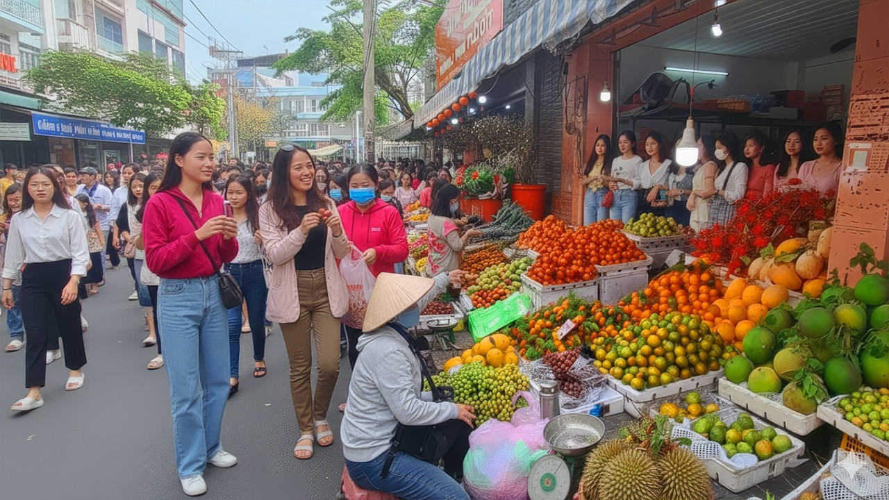 Walking Through Ho Chi Minh City at Traditional Market | Street Life 4K
