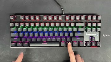 TK87 Mechanical Keyboard User Manual - Function Key