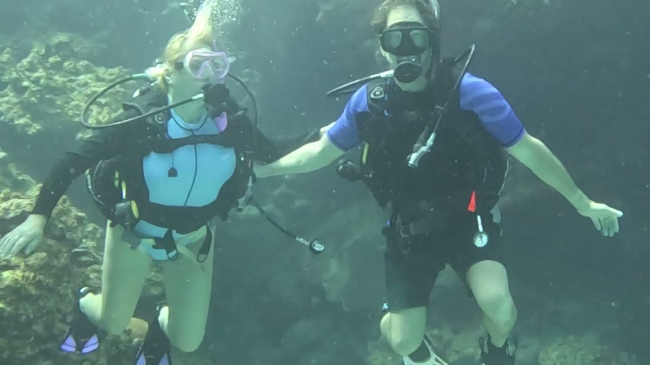 Oliver and Gina Diving - Eden Rock - Cayman Islands
