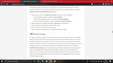 # 4 Create reports for the Support team  || Lightning Experience Reports & Dashboards Specialist