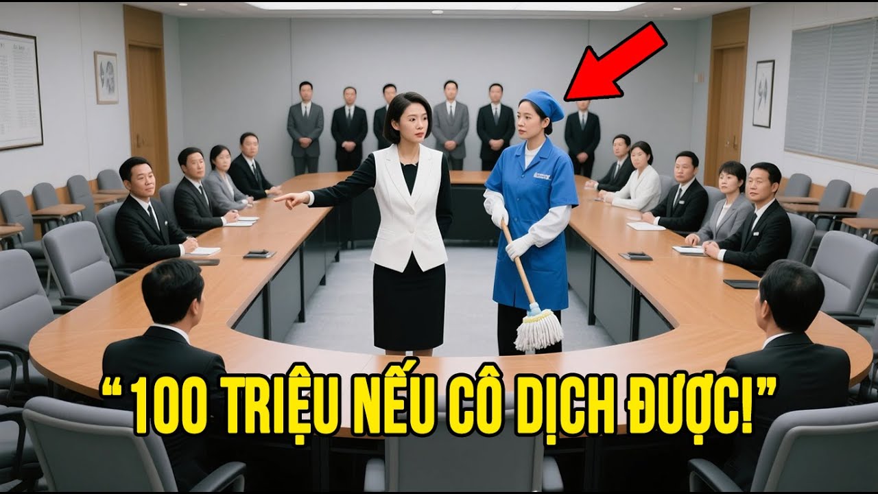 “100 Triệu Nếu Cô Dịch Được!” — Cô Lao Công Nhẹ Nhàng Gật Đầu Khiến Nữ Tỷ Phú Choáng Váng