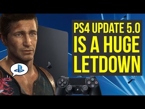 PS4 New Update Is A HUGE LETDOWN (PS4 Update 5.0 - PS4 5.0 Update - PS4 Firmware 5.0)