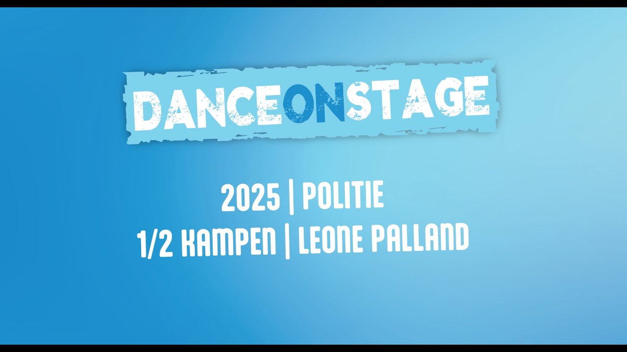 RKDOS Dance On Stage 2025 | 1/2 Kampen | Politie