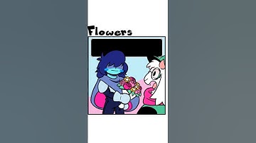 Kris Gives Flowers… Susie EATS Them? #deltarune #kris #susie #ralsei #undertale #shorts