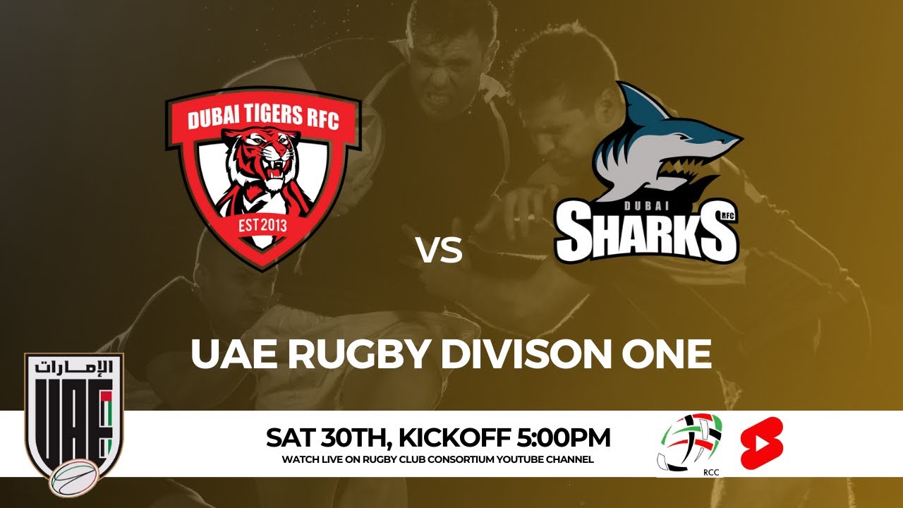 UAE RUGBY MENS DIVISON ONE Dubai Tigers v Dubai Sharks