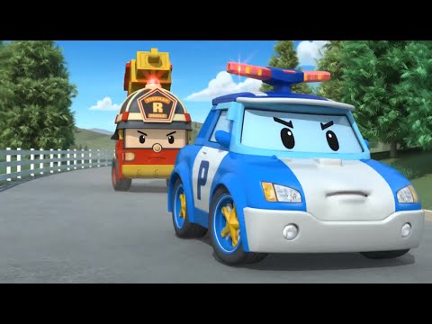 Мультфильм про машинки гоночные машинки полицейские машинки робокар поли
