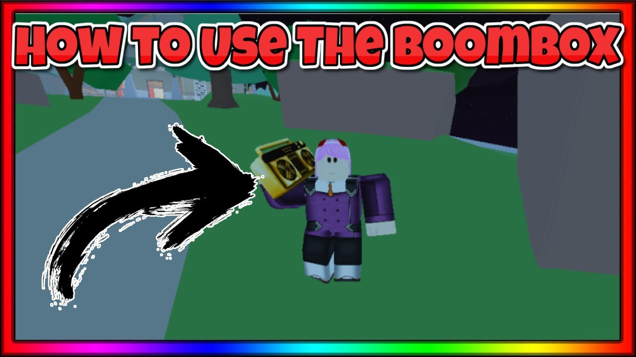 How To Use The Boombox In Arsenal Roblox Youtube