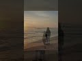 When the sun kisses the Atlantic ocean in Swakopmund Namibia
