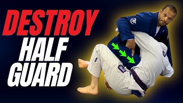 How to Stop And Pass Half Guard (Super Effective)