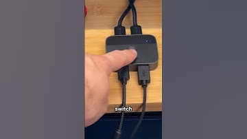 This Switch Lets Multiple PCs Share USBs #setup #usbswitch #gaming #usb #2pc #shorts