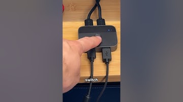 This Switch Lets Multiple PCs Share USBs #setup #usbswitch #gaming #usb #2pc #shorts
