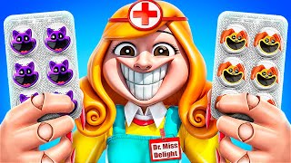 Miss Delight in Poppy Playtime Hospital! Good vs Bad Doctor!