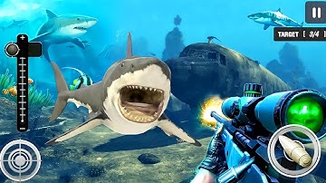 Wild Shark Hunting Attack 3D _ Android Gameplay