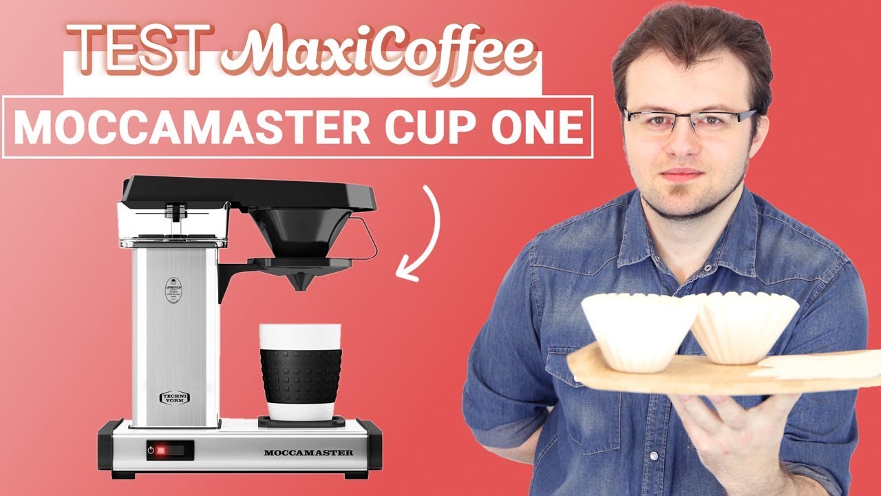 MOCCAMASTER CUP ONE | Cafetière filtre | Le Test MaxiCoffee - YouTube