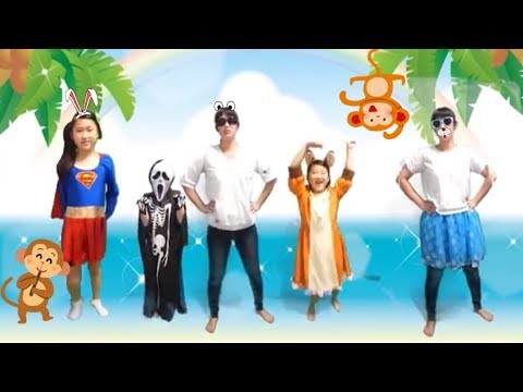 ５匹の子サル 踊ってみた！❤︎きらりゆう❤︎