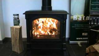Euroheat Nestor Martin Harmony Woodburning Stove Burning