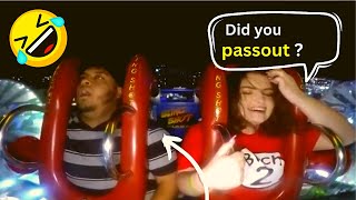 Funny Slingshot Ride Compilation | Guys passing out