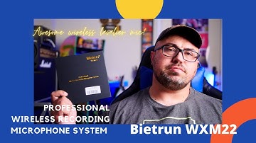 Bietrun WXM22 Wireless Recording Microphone System
