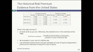 Session 6: Equity Risk Premiums