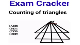 Counting Of Triangles , How To Count Numbers Of Triangles #trianglescounting #shorts