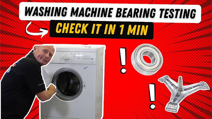 How to Check to see if your Washing machine bearings are gone.