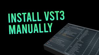 How To Install Vst3 Effects & Instruments Manually Fl Studio 21 Tutorial