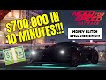 NFS Payback - Money Glitch Still Working (October 6th, 2021) $700,000 in 10 Minutes!!!