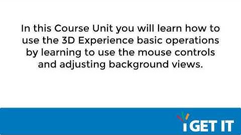 Introduction of Basic Operation in 3D Experience. (Basic Operation in 3D Experience CATIA v6)