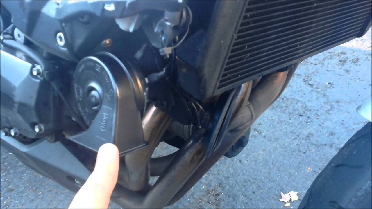 Motorcycle horn FIAMM plus stock in parallel YouTube