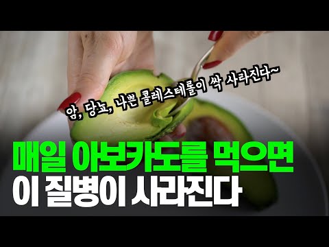 매일 아보카도 한개를 먹으면 이 질병이 싹 사라진다 암에 좋은 음식