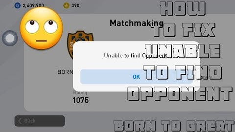 HOW TO FIX UNABLE TO FIND OPPONENT  IN PES 2020 MOBILE 100% SURE😱