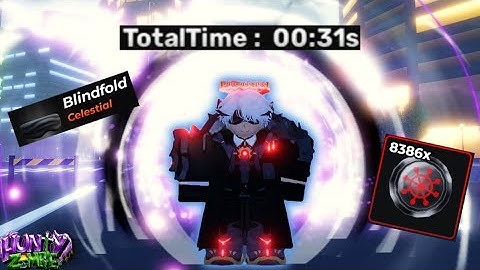 HOW TO SOLO CURSED RAID FAST! -[BLINDFOLD] Hunty Zombie-