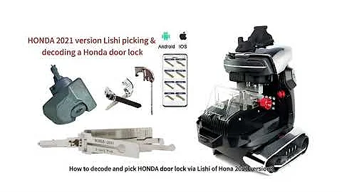 2M2 TANK 2 Pro Key Cutting Machine Cut Key for Honda Civic Door Lock- EOBDTool.co.uk