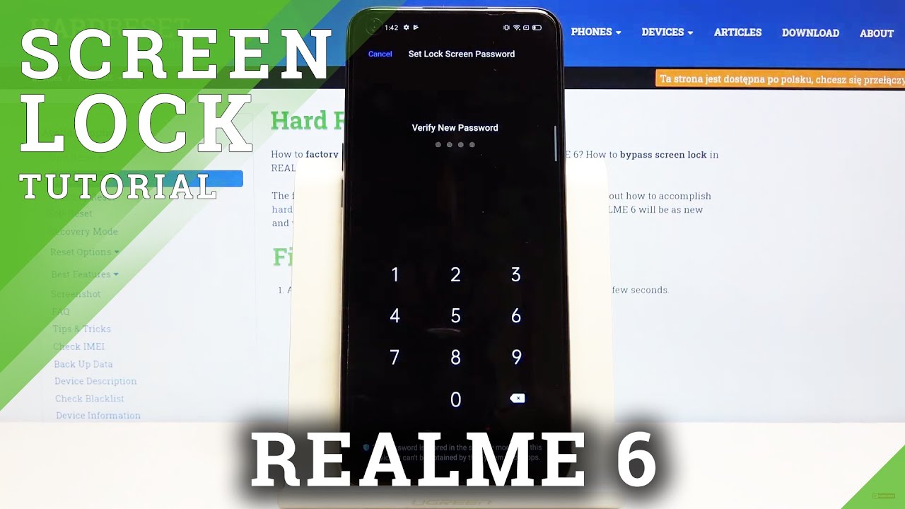 How to Change Lock Method in REALME 6 – Find Screen Unlock - YouTube