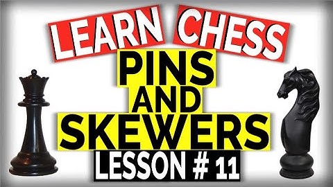 Basic Chess Tactics Pin and Skewer : How to Play Chess like a PRO? : Chess