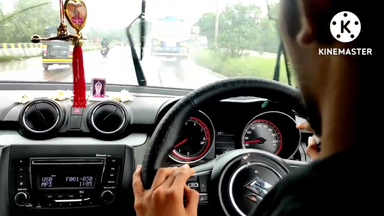 swift car driving status🔥||Duniyaa song 🎵||monsoon drive💕💕