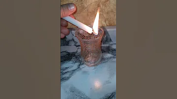 ضعى الشمع فى الماء ووفرى فلوسك 