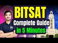 Bitsat 2024 exam complete information in 5 minutesmust watch every bitsat aspirants  bits pilani