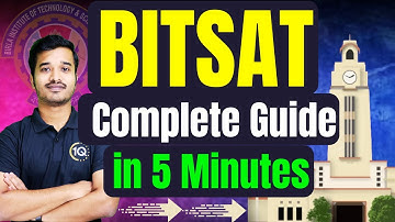 BITSAT 2024 exam Complete Information in 5 Minutes🔥Must Watch every BITSAT Aspirants | BITS Pilani
