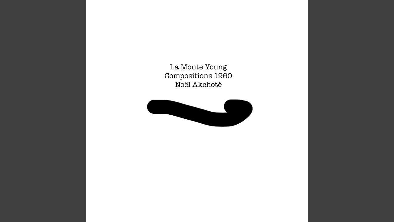 Watch Compositions 1960: No. 10, To Bob Morris (Arr. for Guitar) on YouTube