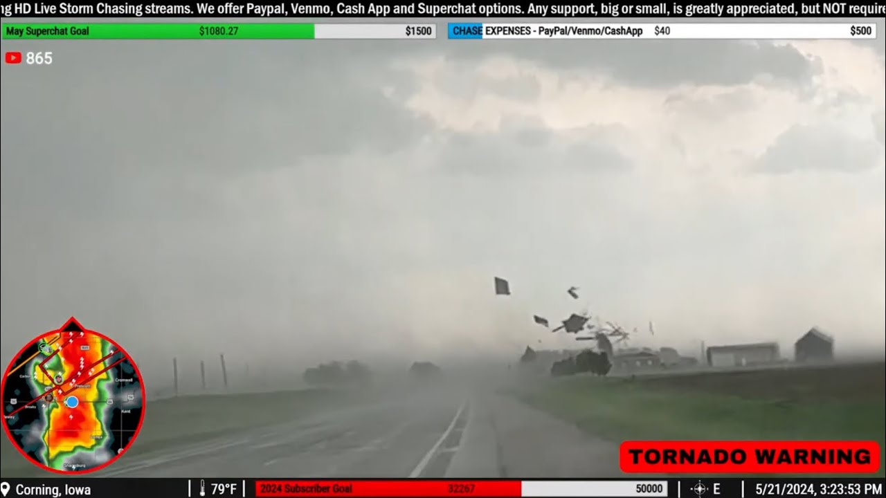 IOWA TORNADO OUTBREAK (5/21/24) - (Live Storm Chase Archive) - YouTube