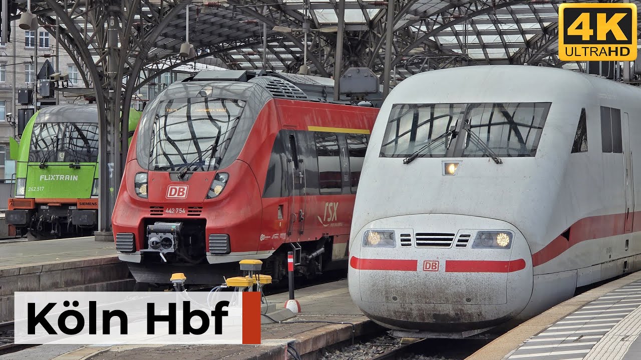 Köln Hbf 05.07.2025 - Hochfrequenter Bahnverkehr mit internationalen Verbindungen & starkem NRW-Takt