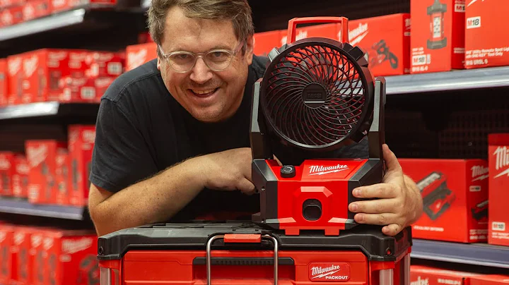 New Milwaukee M18 PACKOUT Jobsite Fan - M18AF20