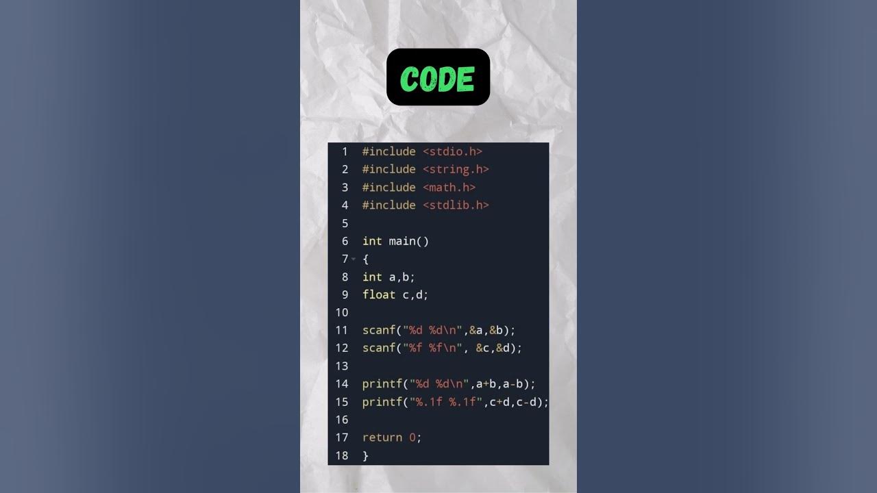 Hackerrank sum and difference of two numbers hackerrank codejive
