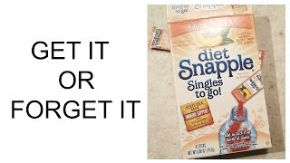 Diet Snapple Singles | GET IT OR FORGET IT | Vlogmas Day 5