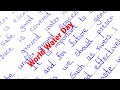 Essay Short world water Day in ஆங்கில மொழியில் /🌊